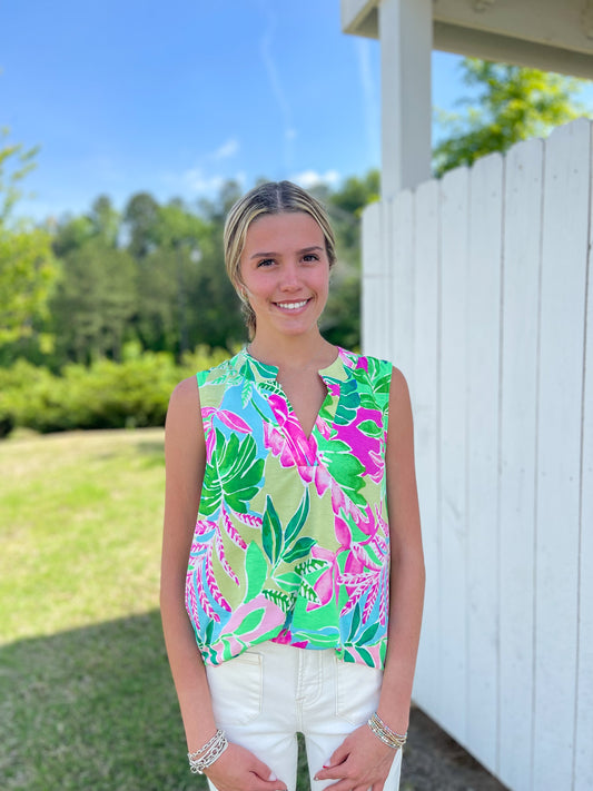 Quinn Printed Top