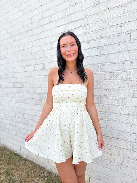 Dolly Strapless Romper