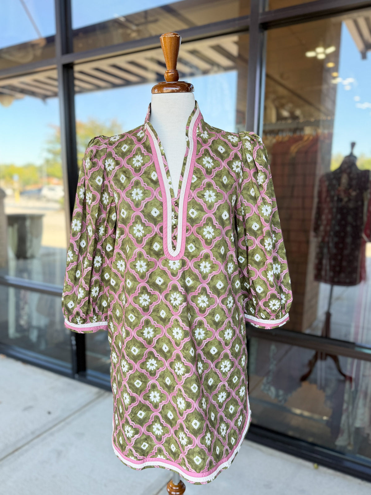Leona Printed Mini Dress