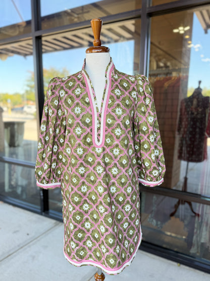 Leona Printed Mini Dress