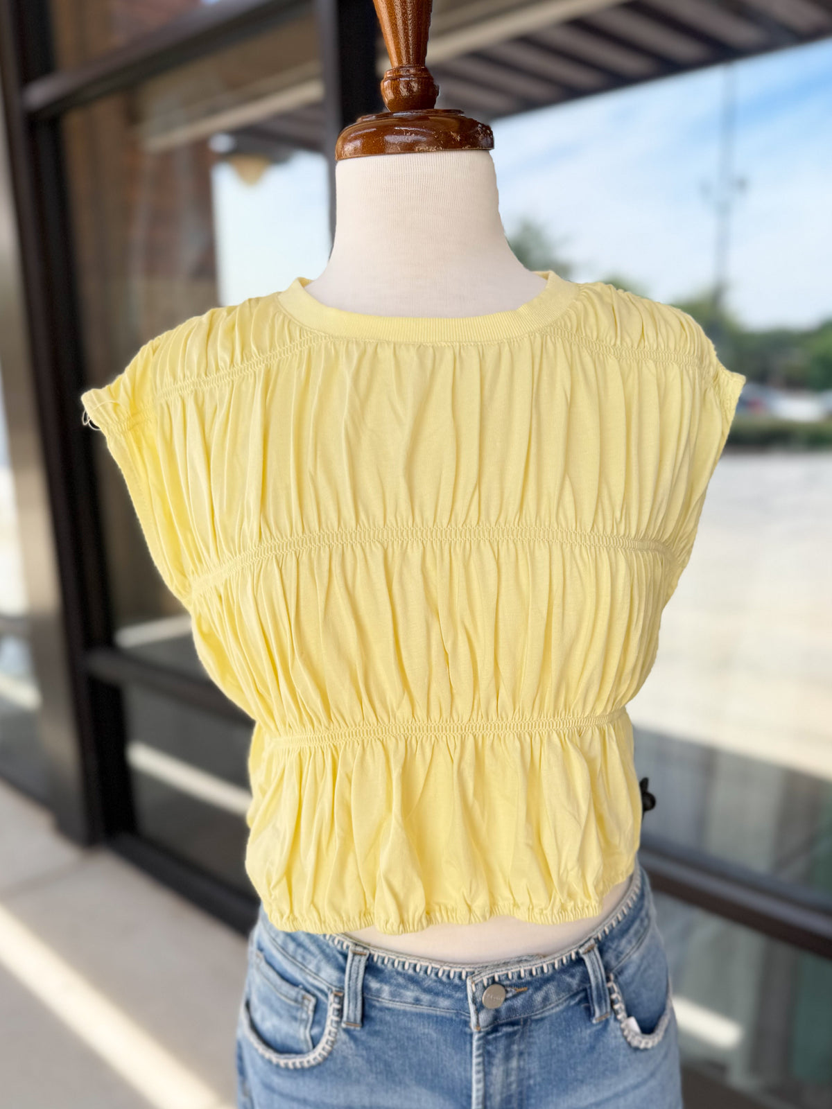 Tori Rouched Top