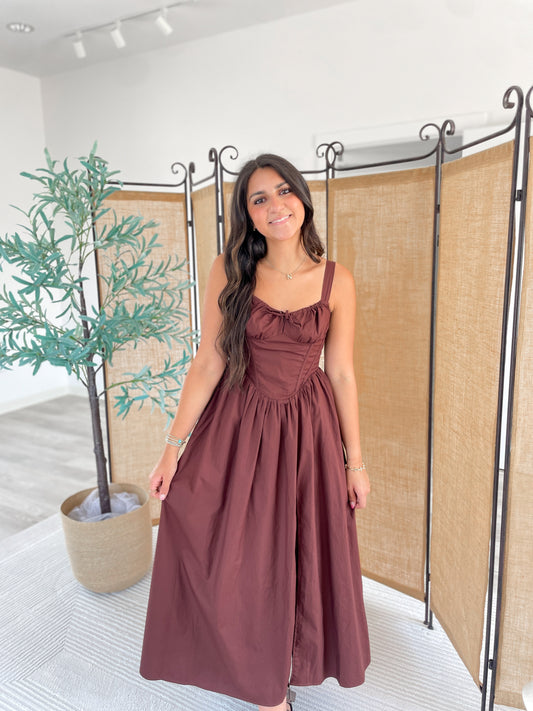 Judy Corset Midi Dress