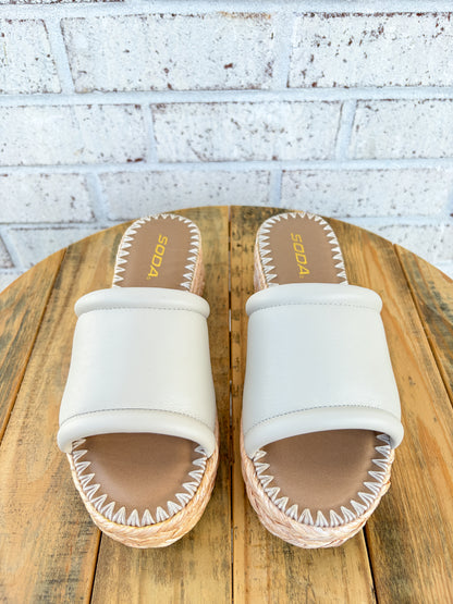 Monte Bone Platform Sandal