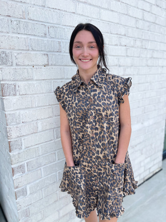 Leopard Pocket Dress