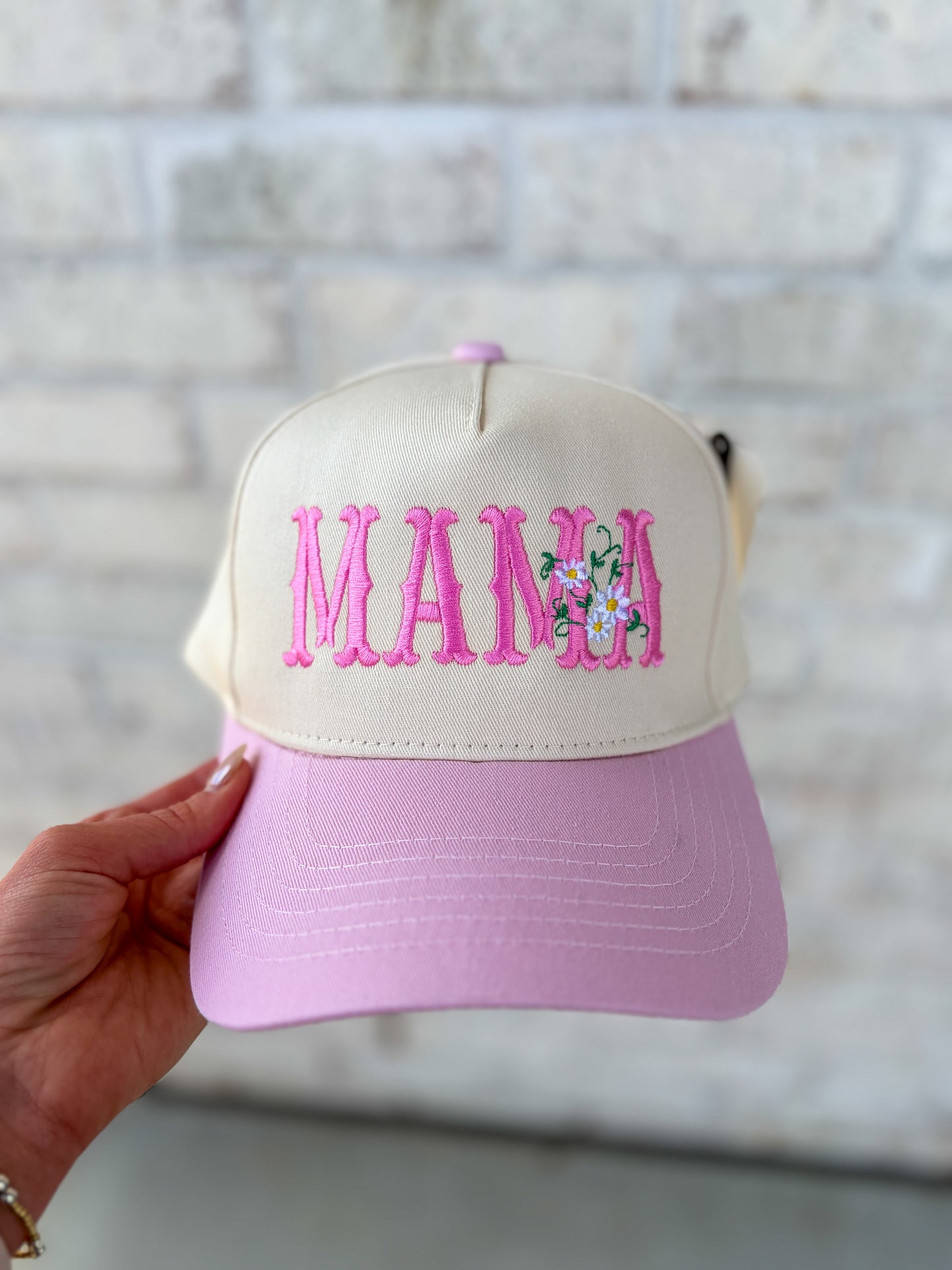 Mama Floral Trucker Hat