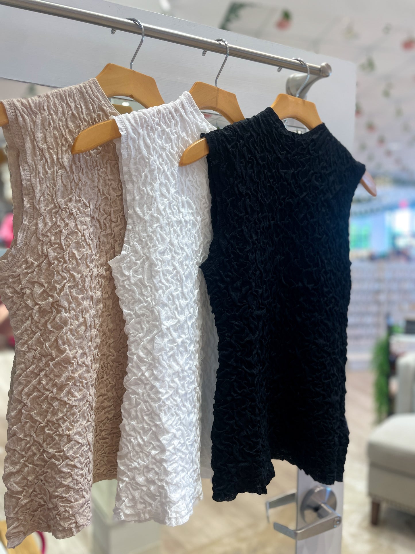 Textured Tank Top