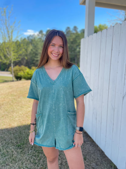 Tee-Shirt Pocket Romper