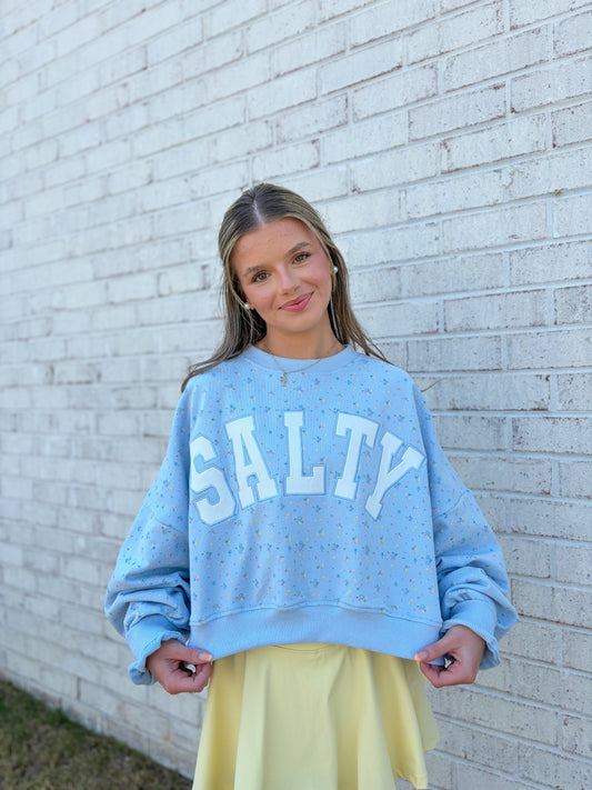 Salty Cropped Sweatshirt