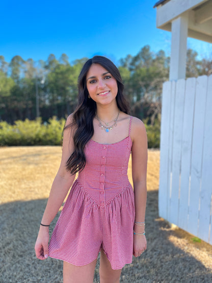 Ruth Gingham Romper