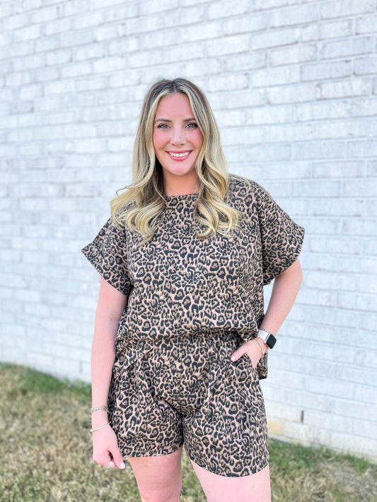 Leopard Two Piece Set