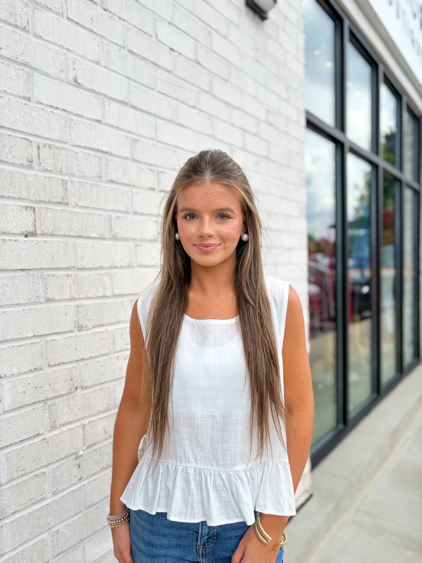 Peplum Tank Top