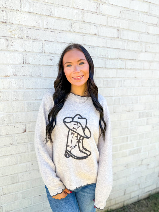 Cowgirl Sweater Top