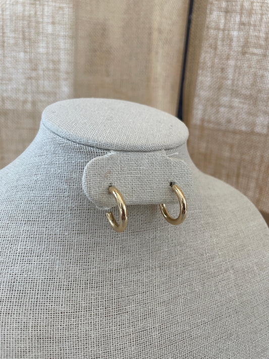 Small Gold Hoop Earrings