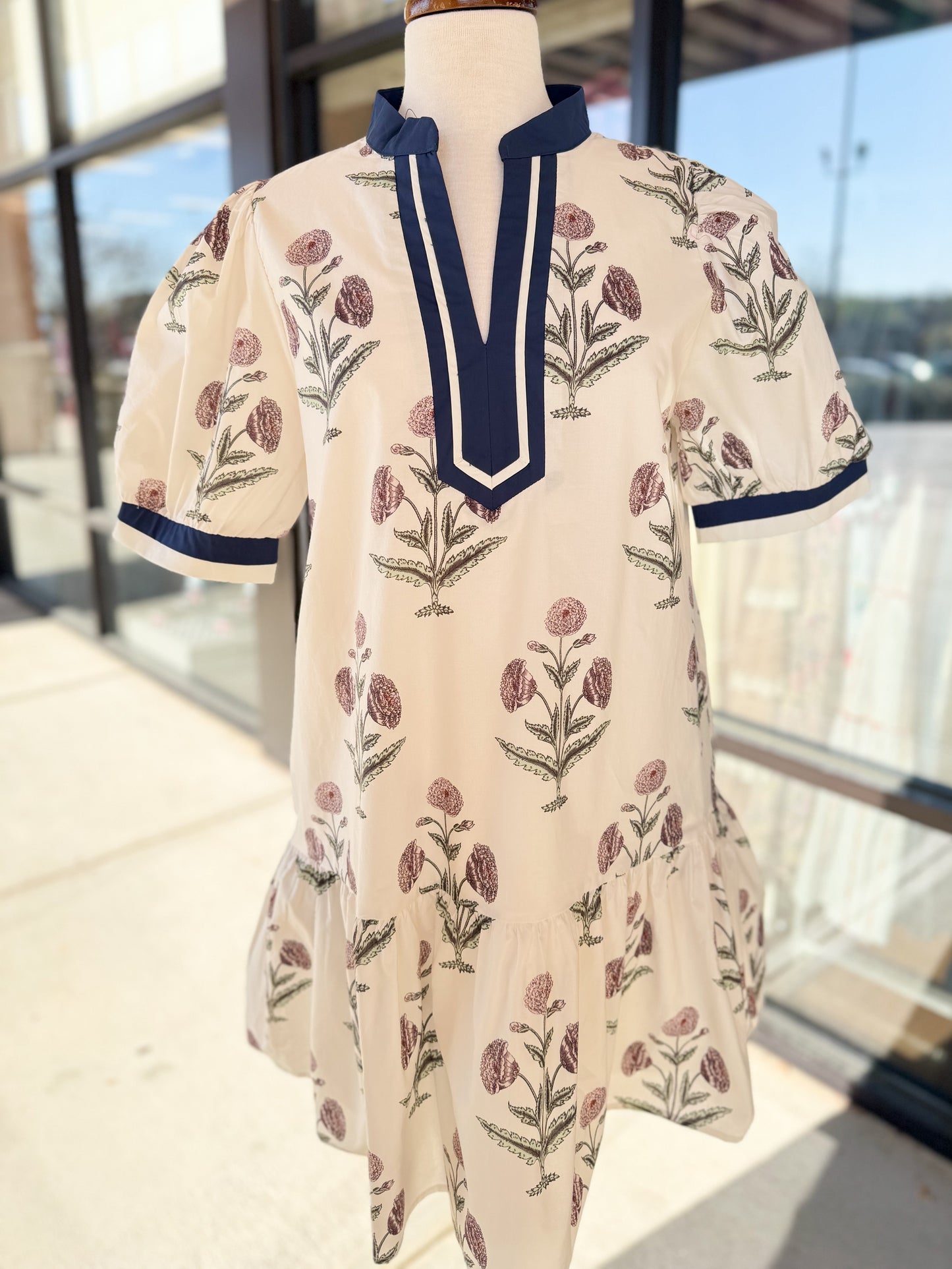 Flint Printed Mini Dress