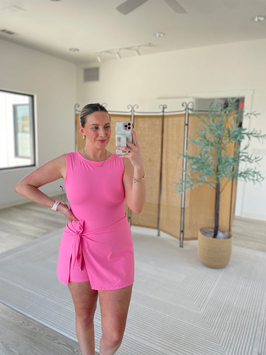 Front Tie Athletic Dress