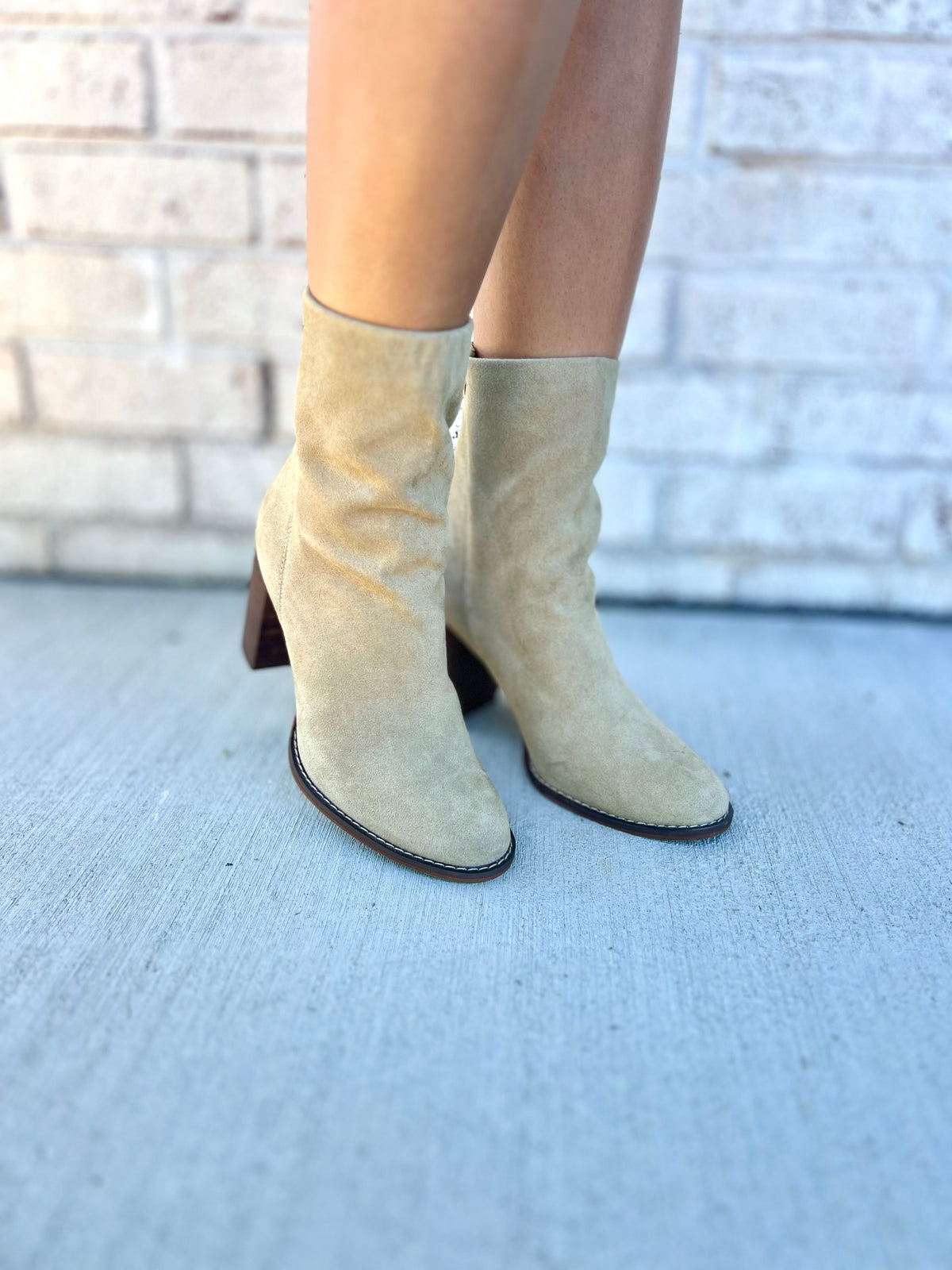 Maxine Khaki Bootie