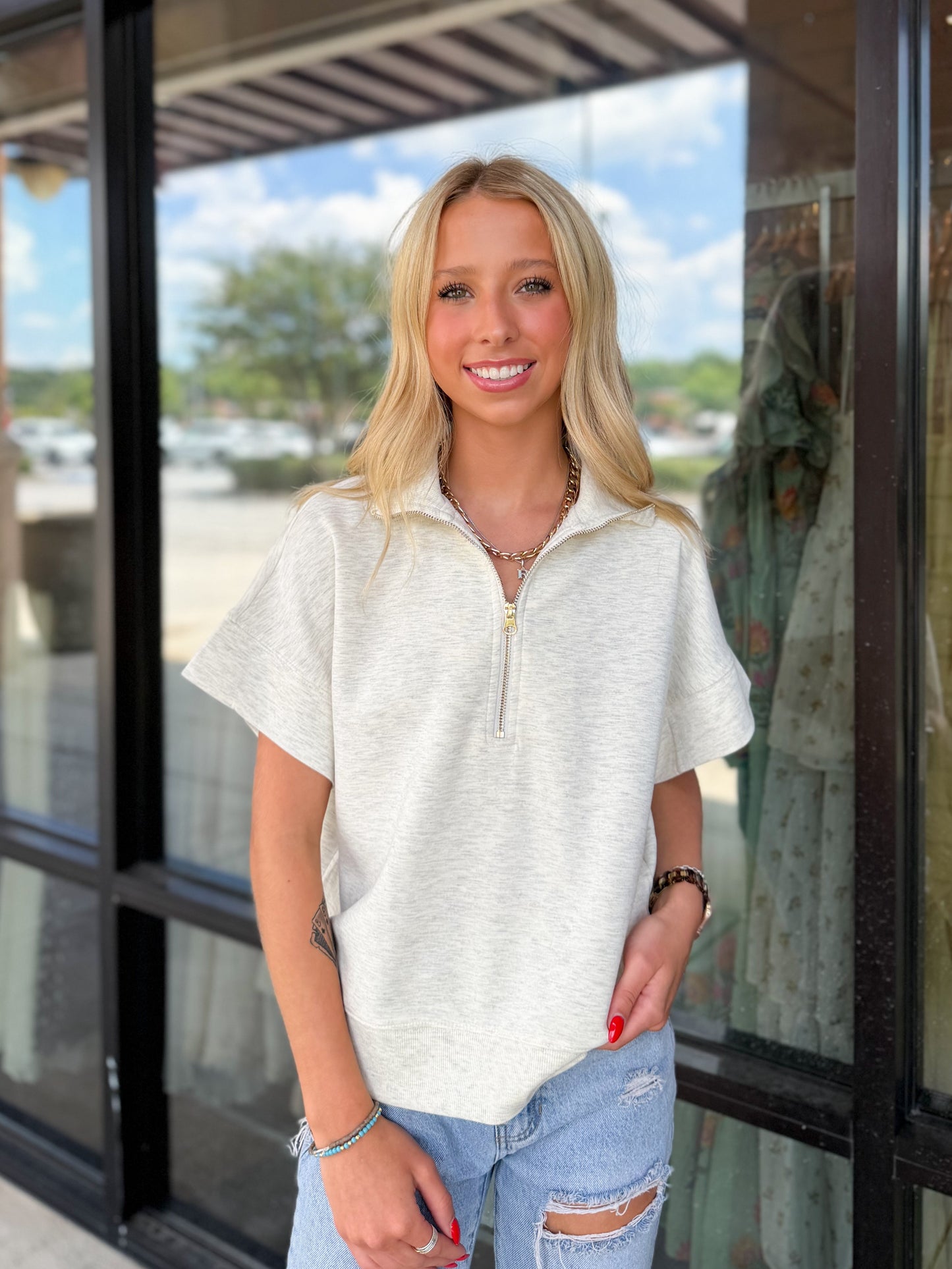Soft Stream Half Zip Top