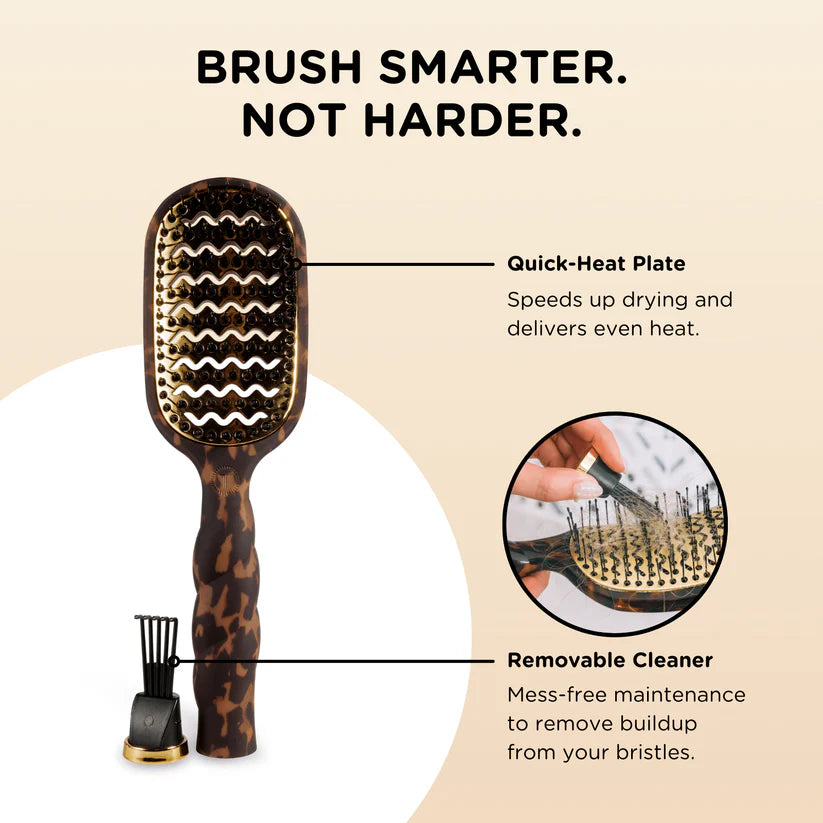 Vented Tortoise Hairbrush