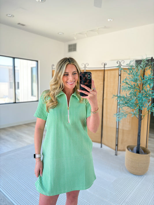 Fore Gingham Dress