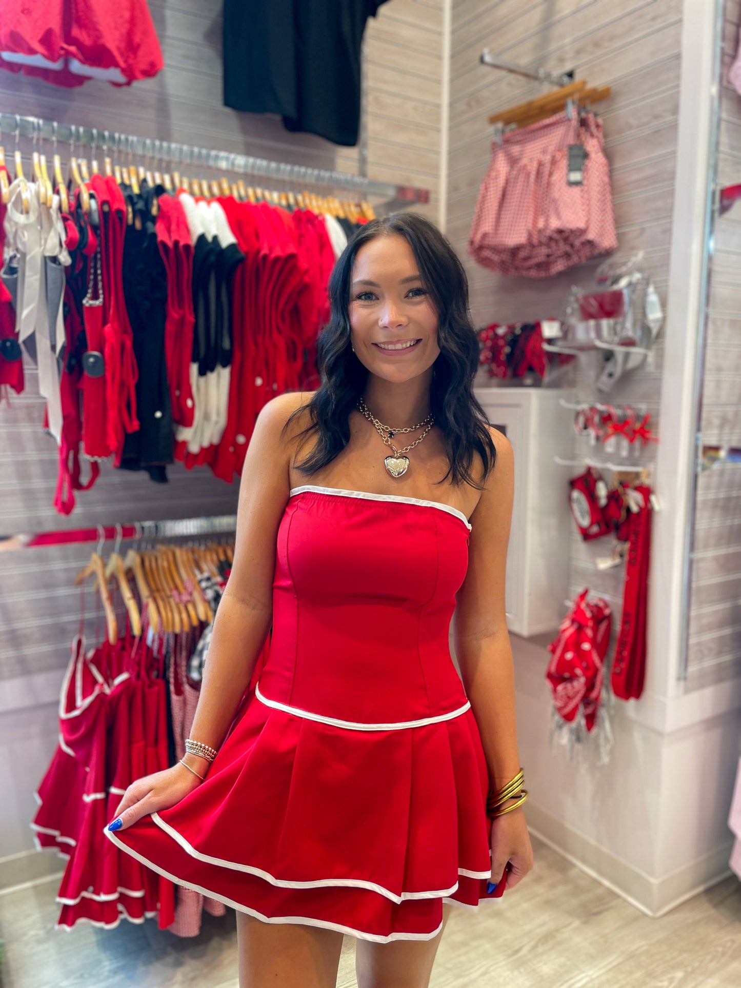 Abby Strapless Dress Romper