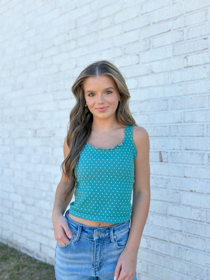 Polka Dot One Size Tank Top