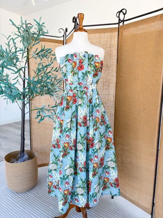 Erin Floral Midi Dress