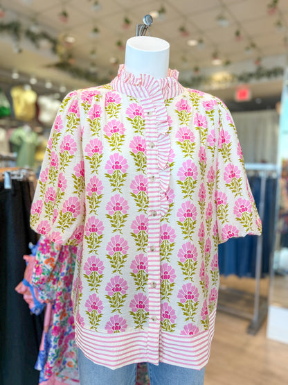 Brielle Patterned Blouse
