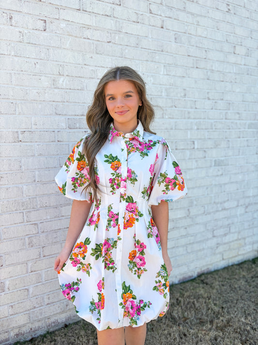 Vivian Floral Mini Dress