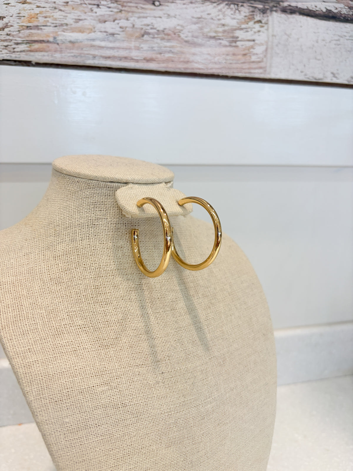 Large Gold Hoops
