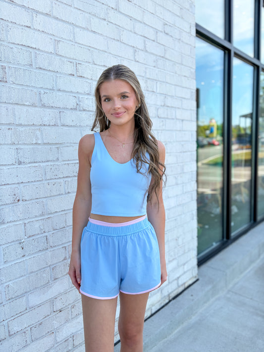 Double Layered Athletic Shorts