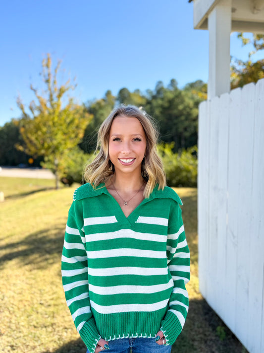 Pearson Striped Knit Top