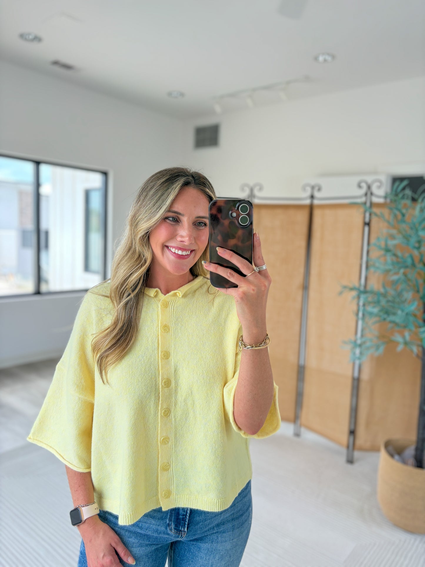 Joelle Button Down Sweater