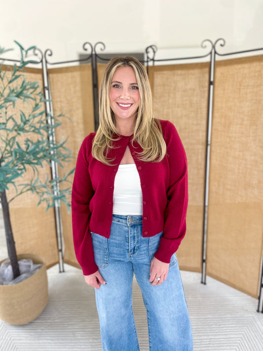 Maysen Button Up Cardigan