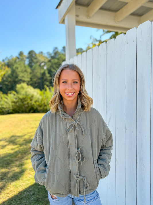 Westen Tie Front Jacket