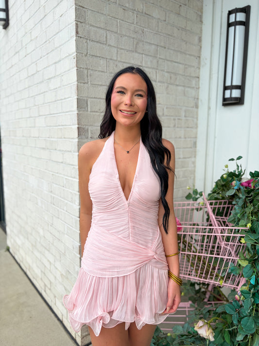 Sam Rouched Mini Dress