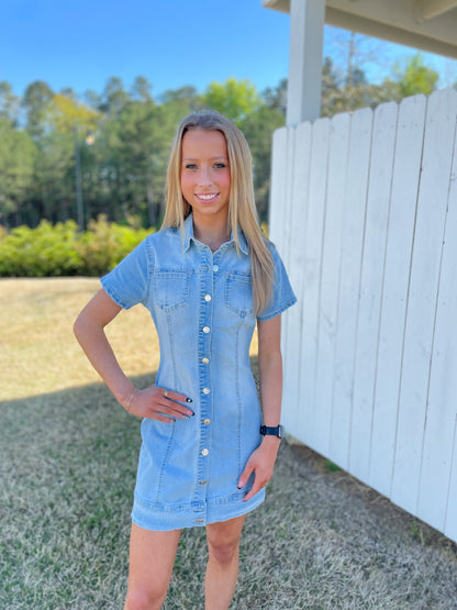 Keaton Denim Dress