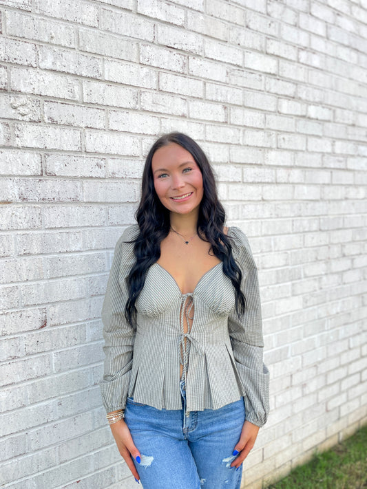 Clarke Bow Tie Top