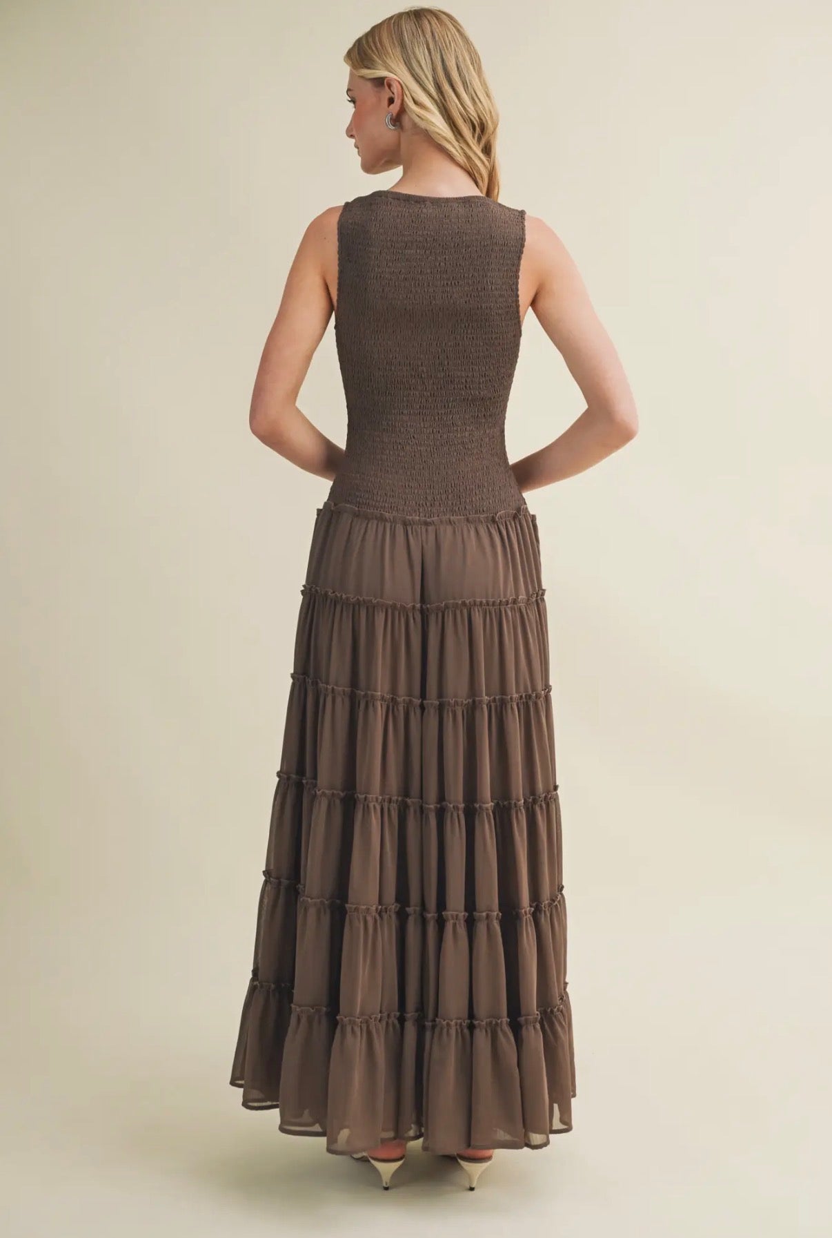 Collin Smocked Maxi Dress