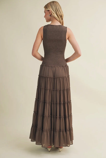 Collin Smocked Maxi Dress