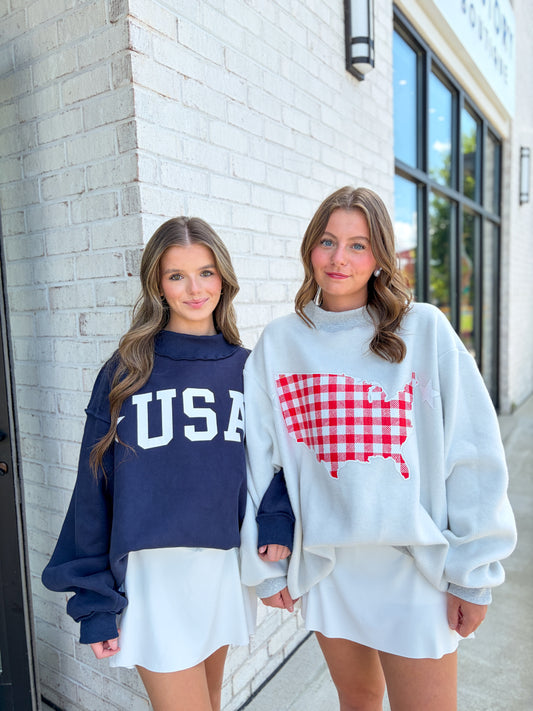 USA Reversible Mock Neck