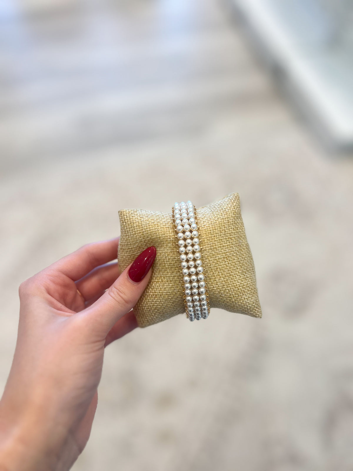 Chunky Pearl Bracelet