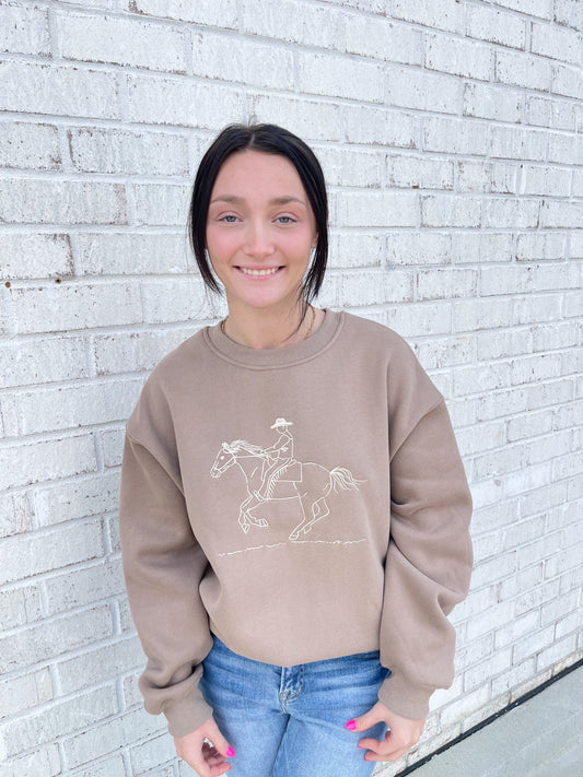 Cowboy Crewneck