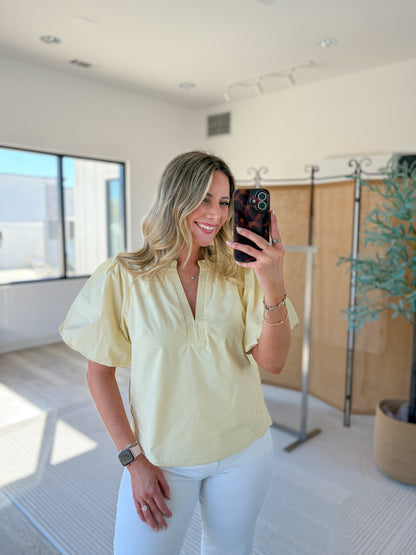 Embroidered Side Top