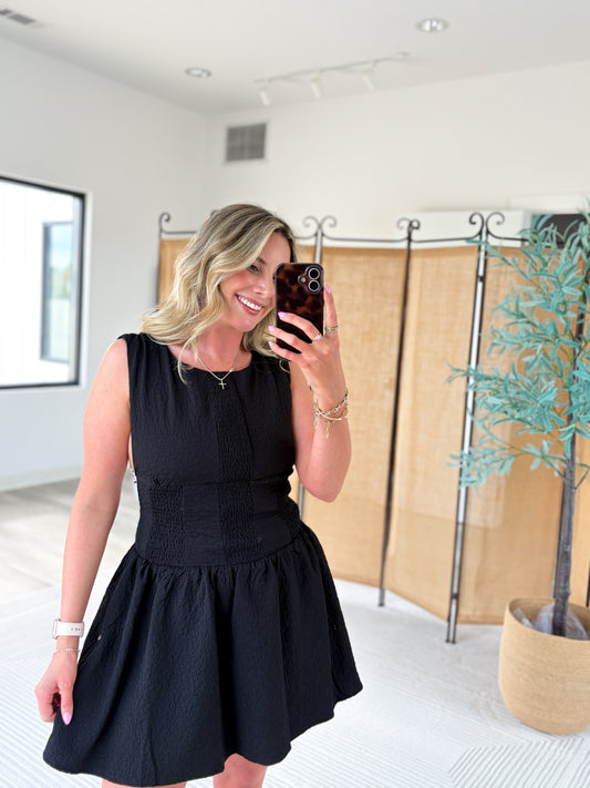 Holly Drop Waist Mini Dress