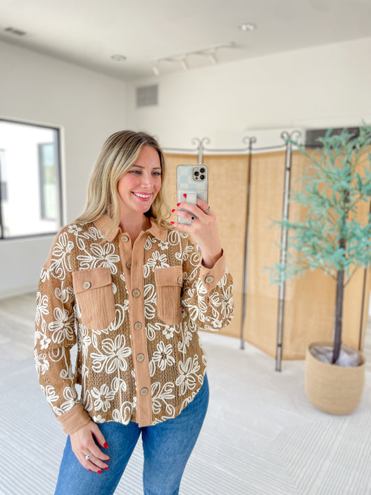 Luke Button Up Top