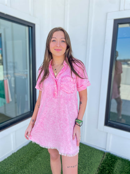 Lightweight Pocket Tee Dress
