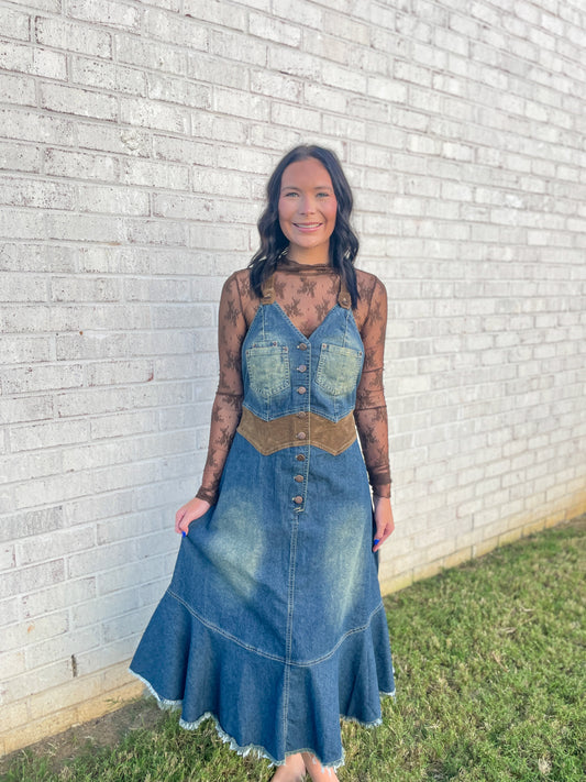 Denim Midi Dress