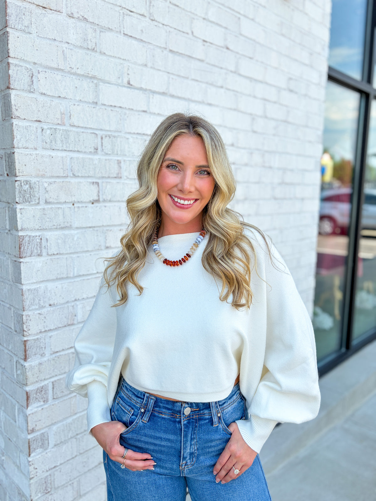 Amelia Scoop Neck Sweater