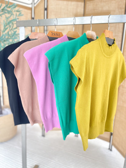 Berk Mock Neck Top