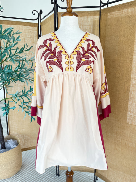 Roman V-Neck Dress